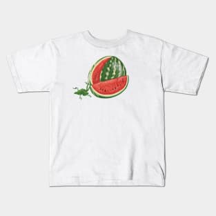 Juicy Watermelon Slice Kids T-Shirt